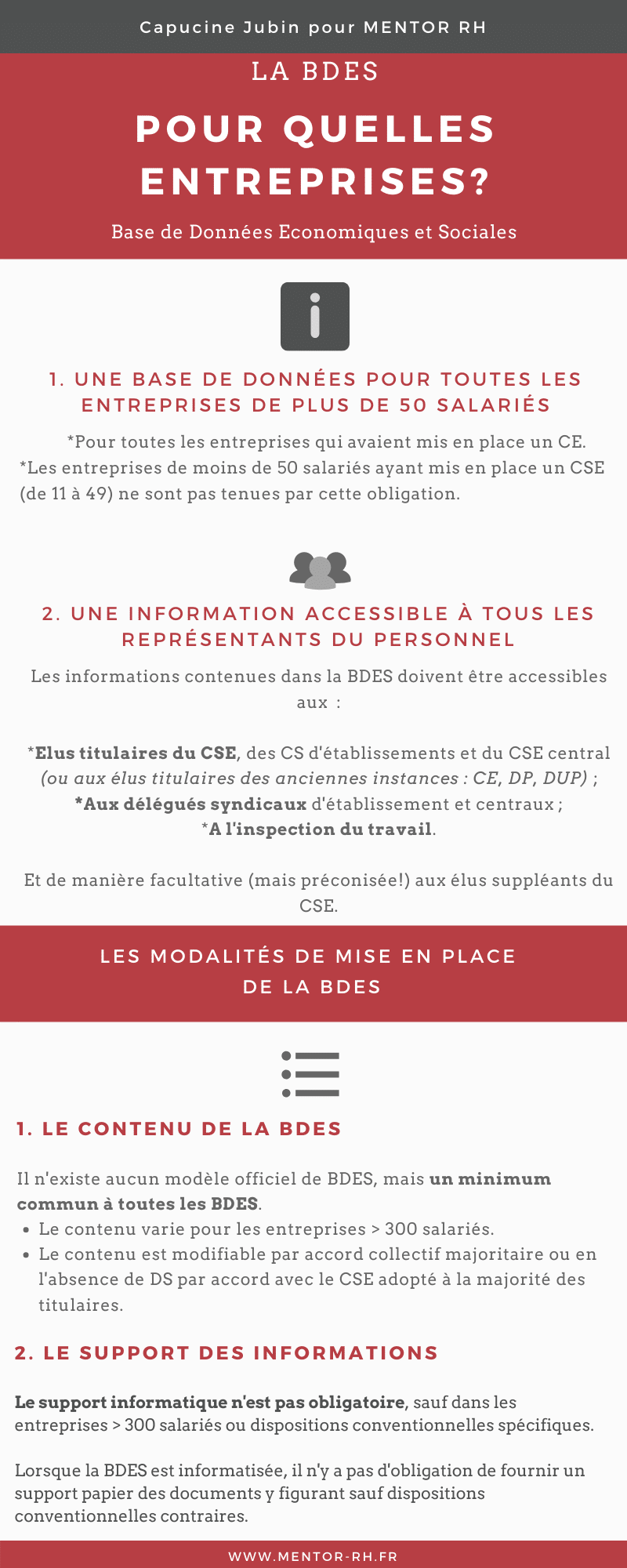 BDES #3 BDES Pour qui et comment