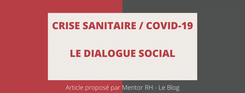 Le dialogue social en période de crise Covid19